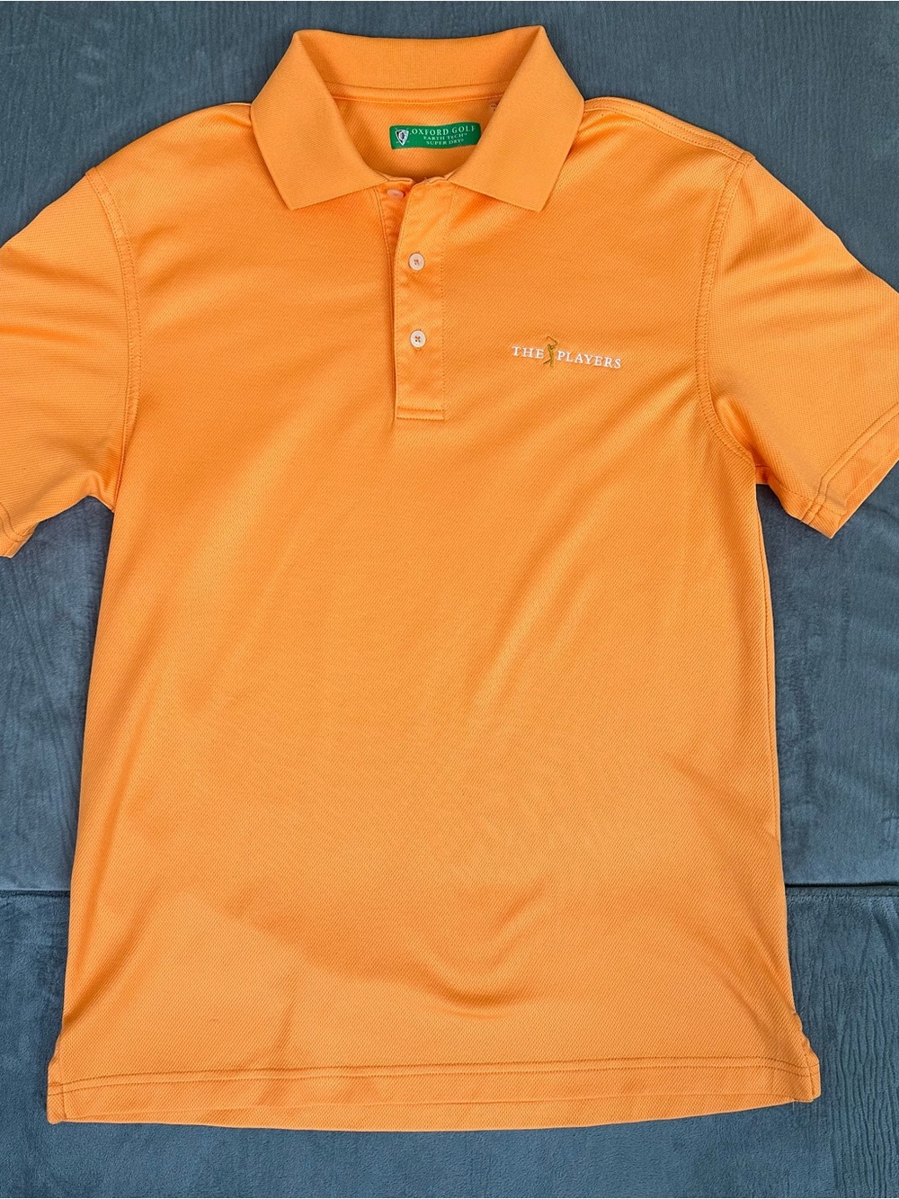 Golf Polo Mens Sz S The Players TPC Sawgrass Embroidered Logo Orange